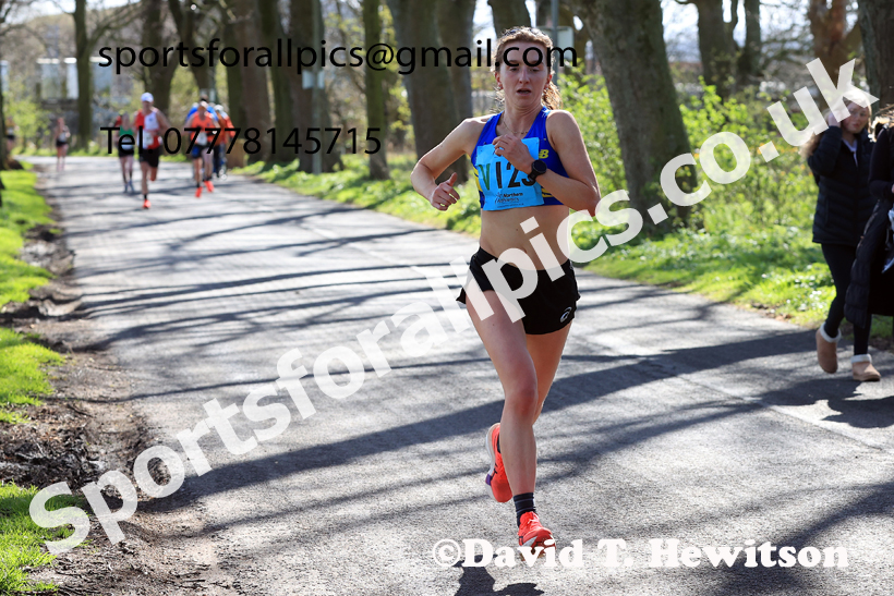 Senior Womens 6 Stage Road Relay, 2026 Northern Mens 12 and Womens 6 Stage Road Relays and Young Athletes 5k, Sheepmount Stadium, Carlisle. Photo: David T. Hewitson/Sports for All Pics